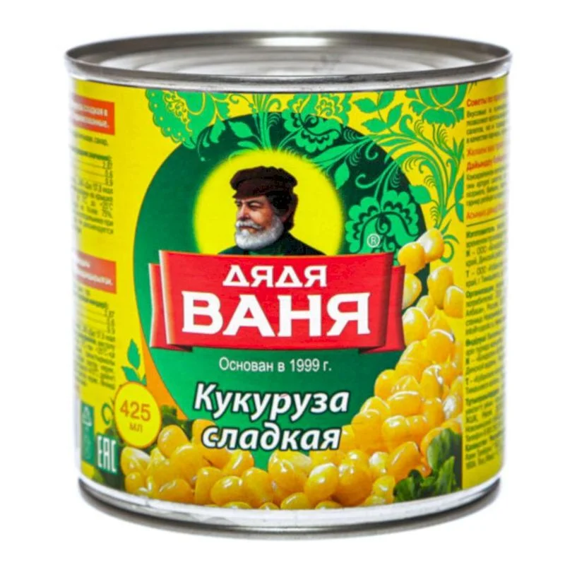 Кукуруза дядя ваня 425мл