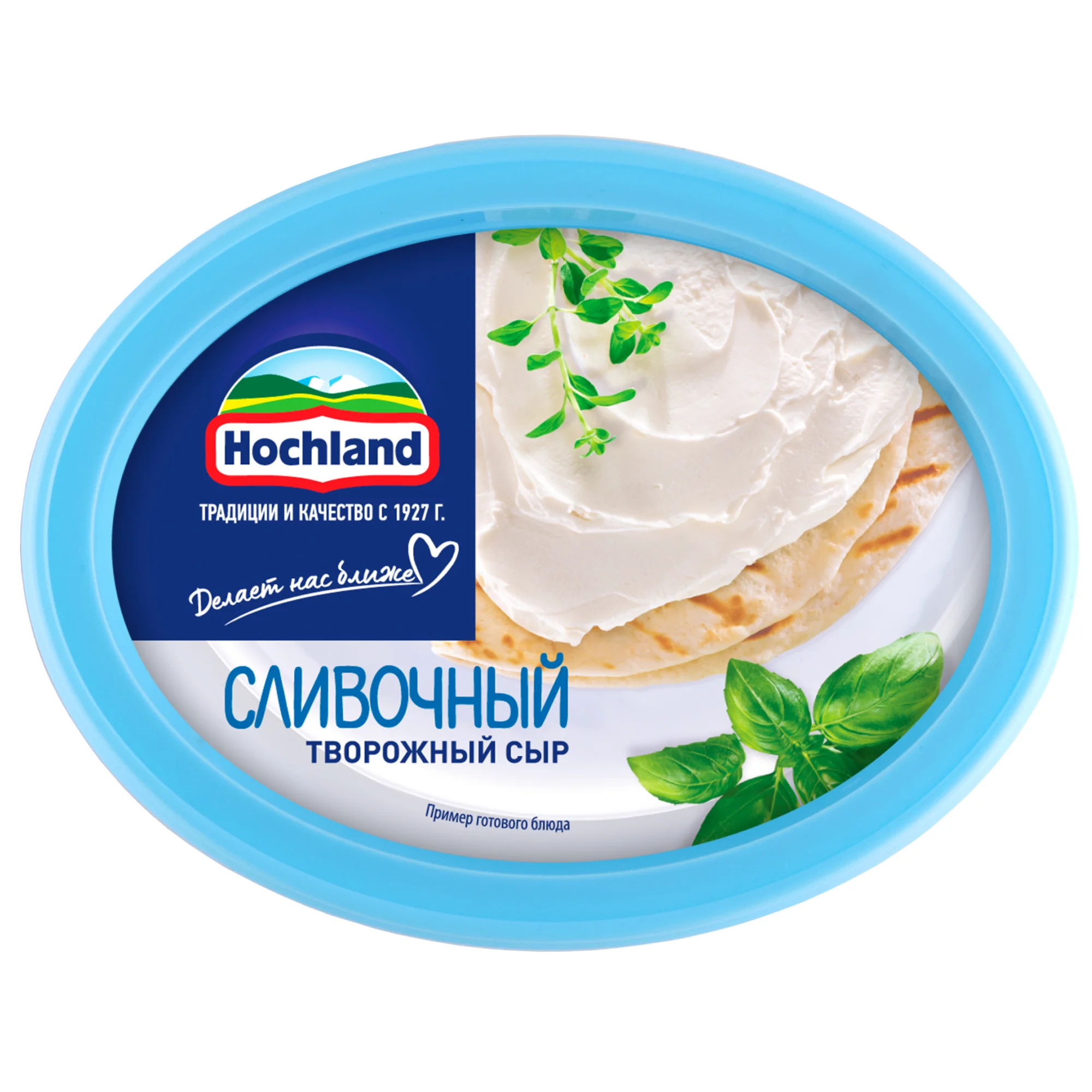 Сыр творожный Hochland сливочный, 60%, 140 г