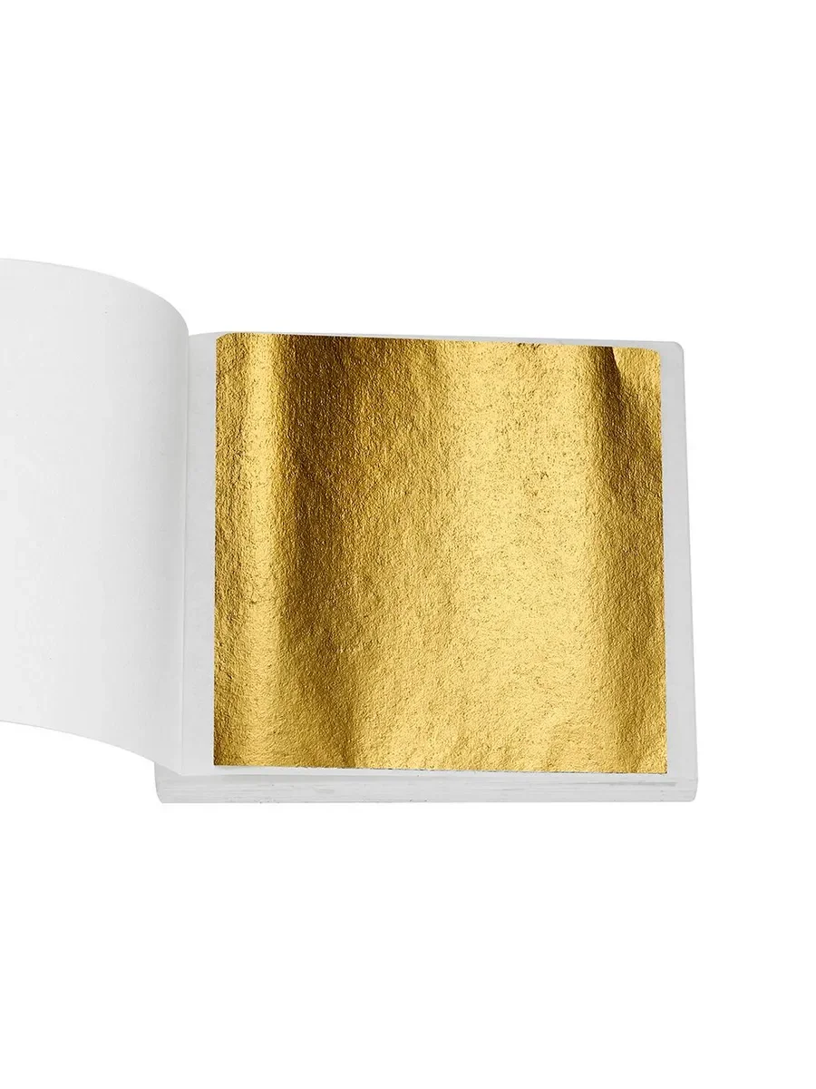 поталь золотые листы сусальное золото 100 листов