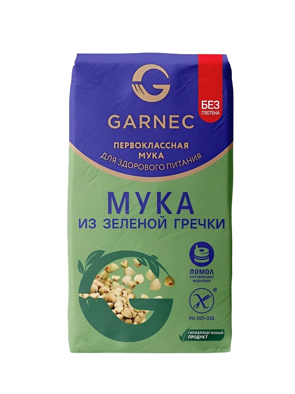 Мука из зеленой гречки 500гр зел