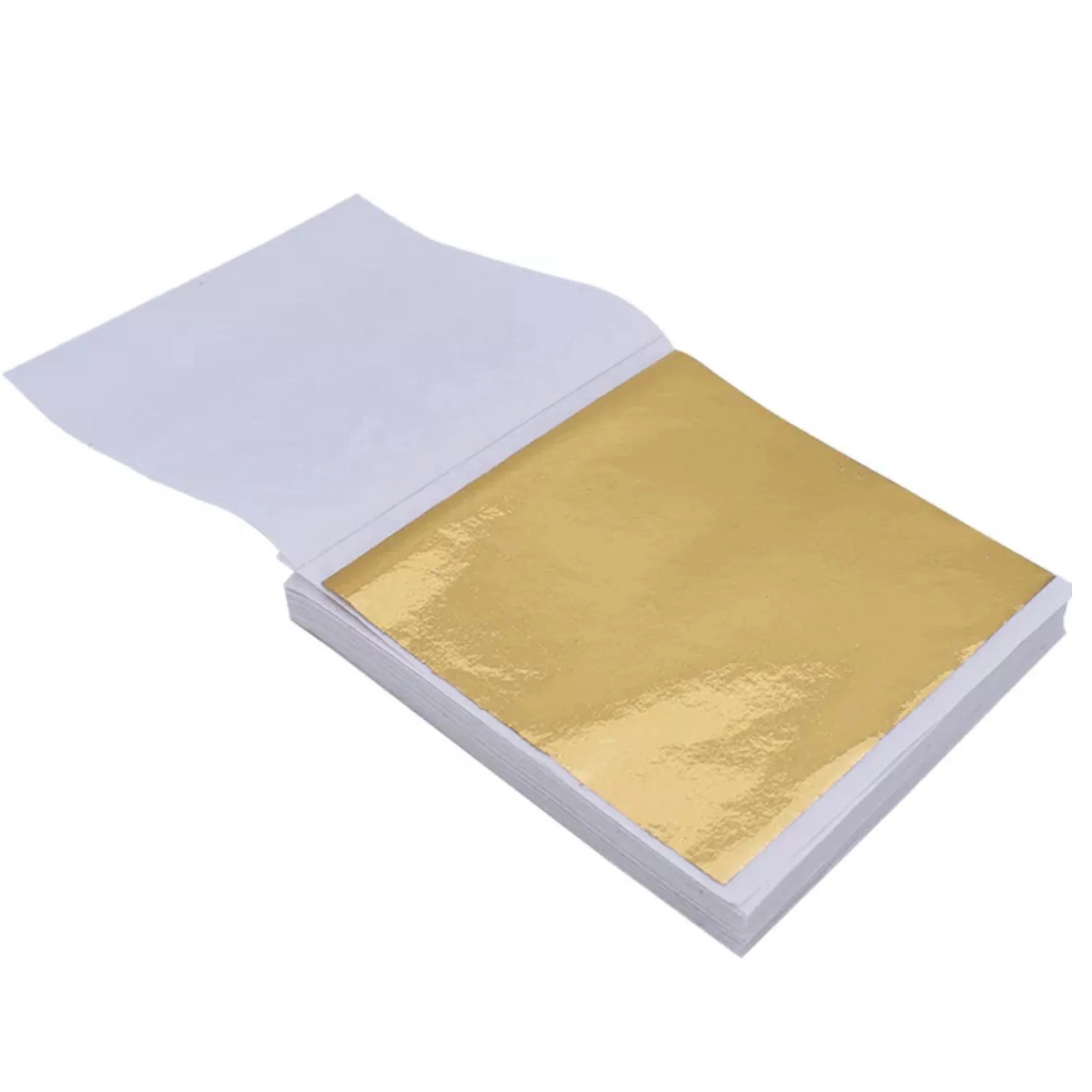 поталь золотые листы сусальное золото 190 листов