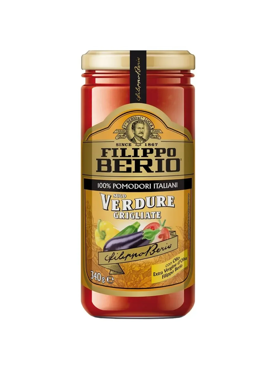 Филиппо берио томатный соус овощями на гриле 340гр