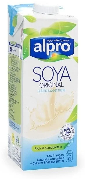 Молоко соевое альпро 1л