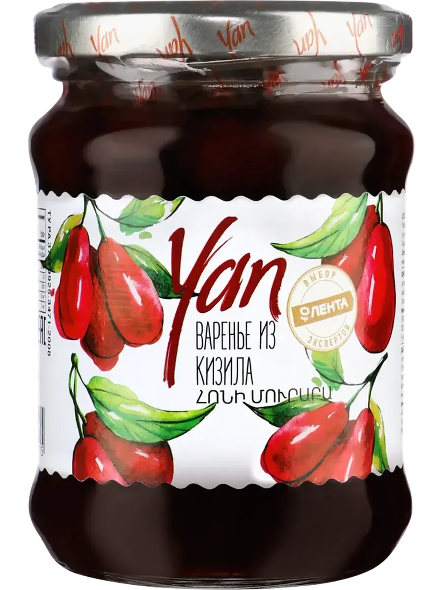 Варенье кизиловый 300гр