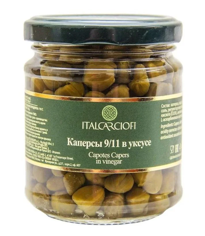 Каперсы 180гр италкарчиофи