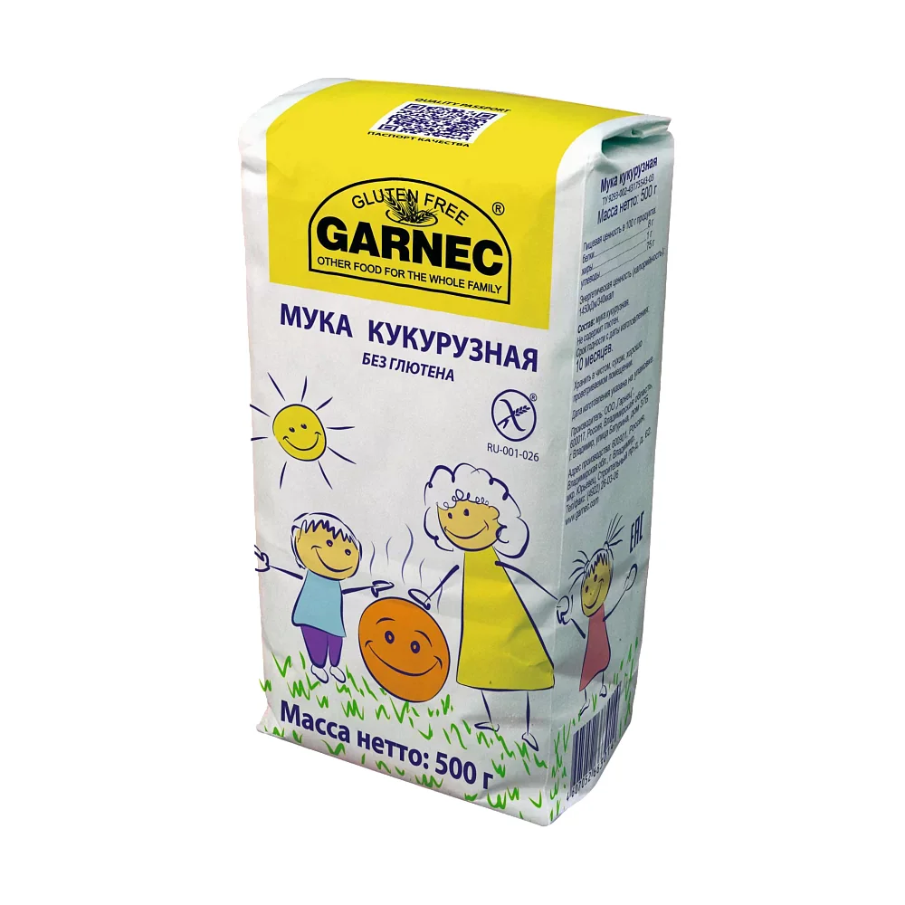 Кукуруз мука гарнец 500гр 14
