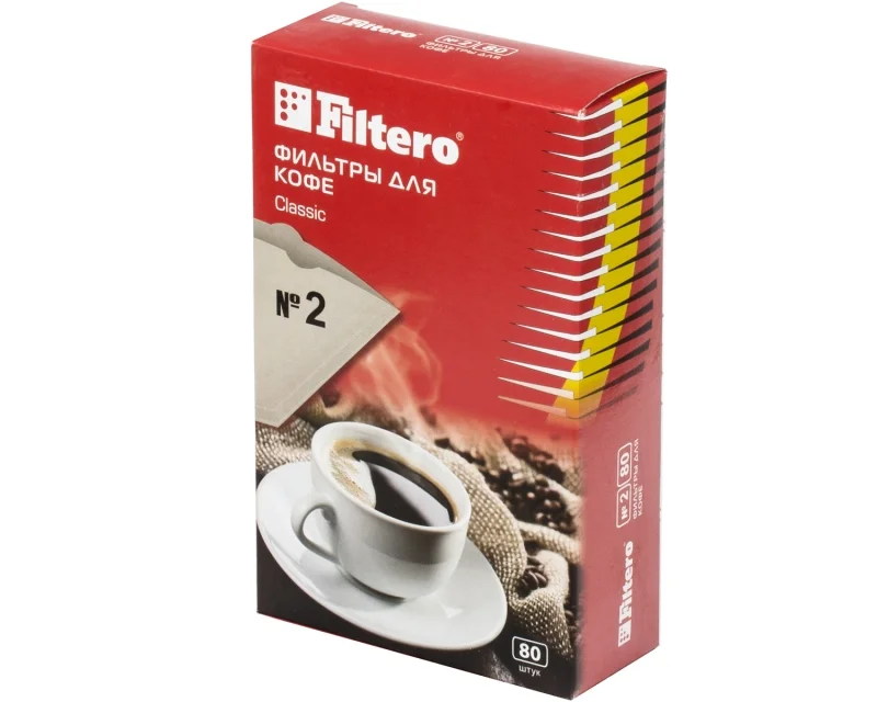 Фильтры для кофе номер 2 80шт
