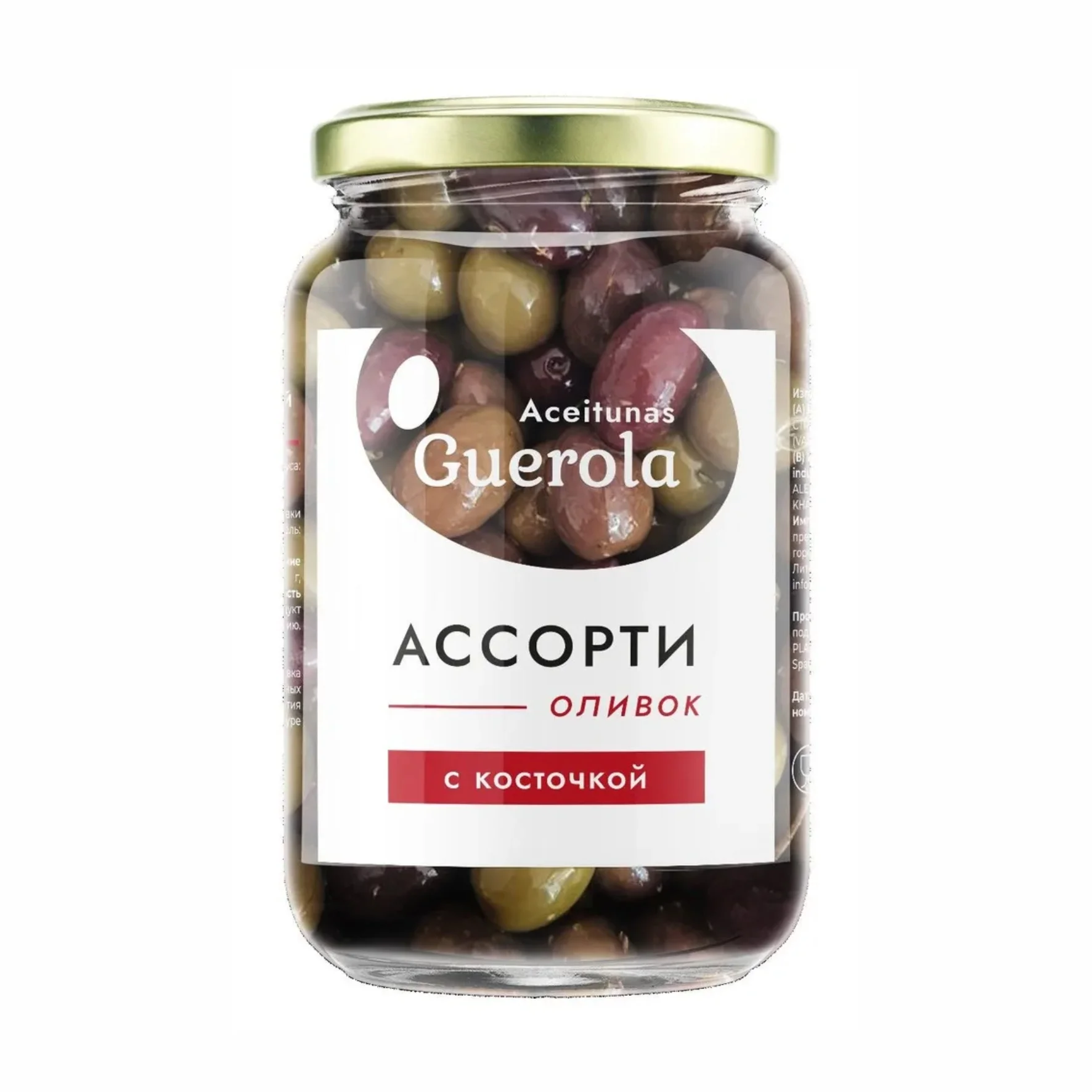 Гуеролла ассорти оливок 314мл
