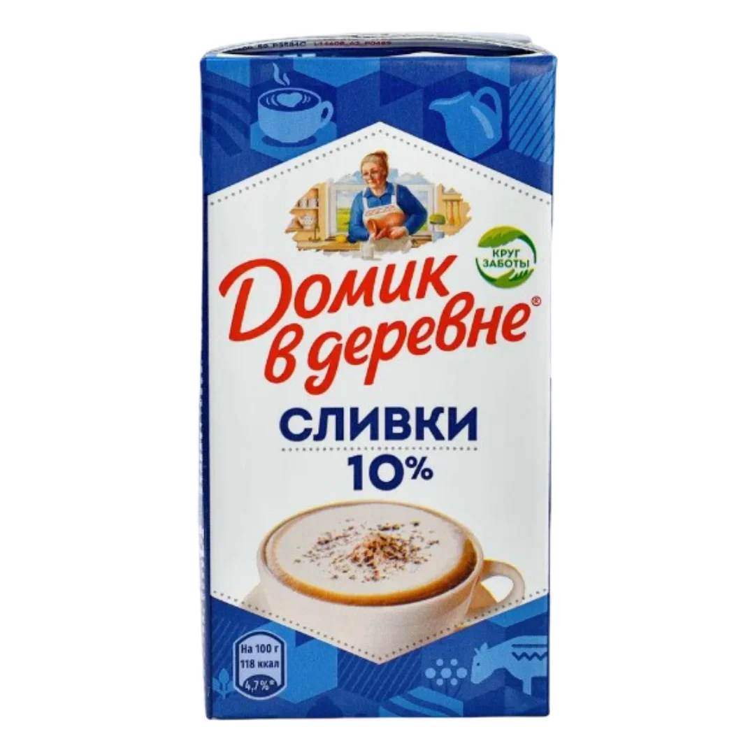 Сливки двд 10% 500мл