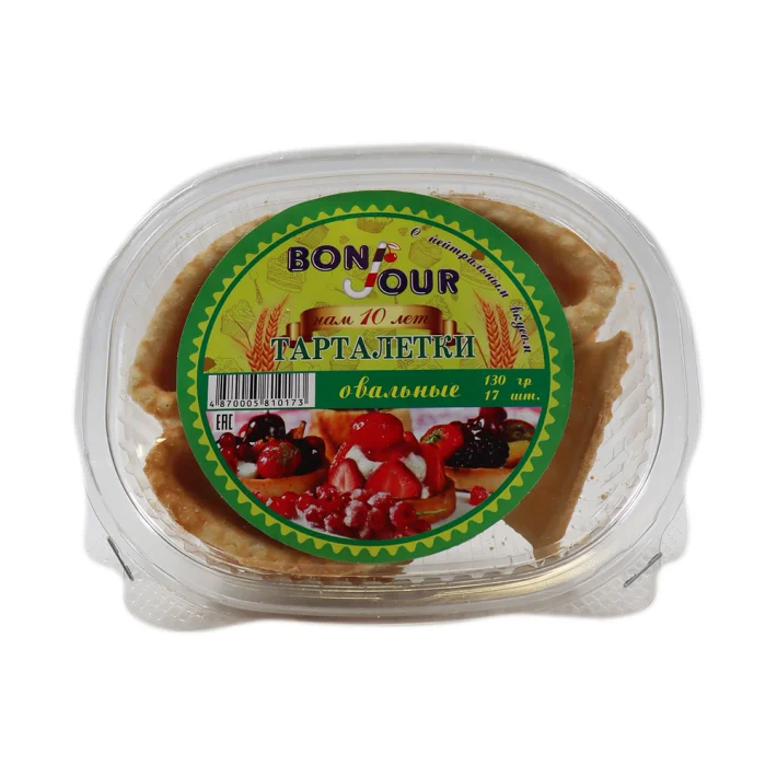 Торталетки овальные 18шт