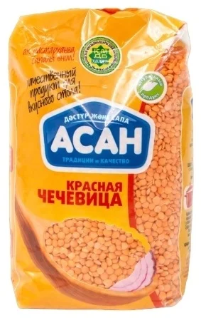 Чечевица асан 750г