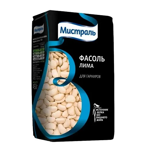 Фасоль бэби лима 450гр