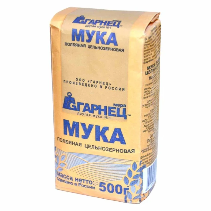 мука полбяная гарнец 500гр