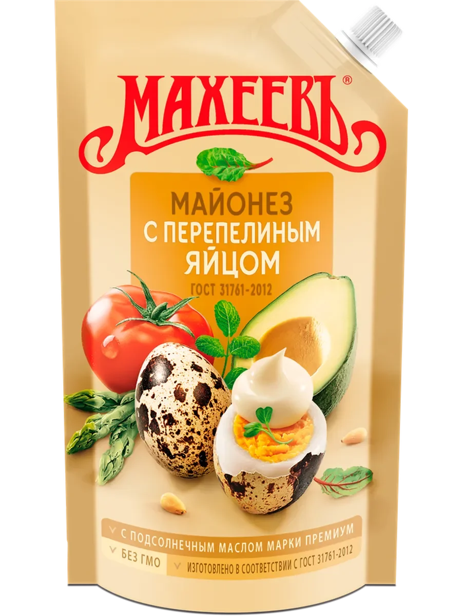 Махеев майонез с перепел 400мл