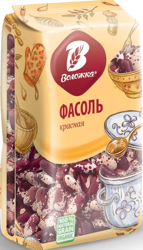 Воложка красный фасоль 800гр