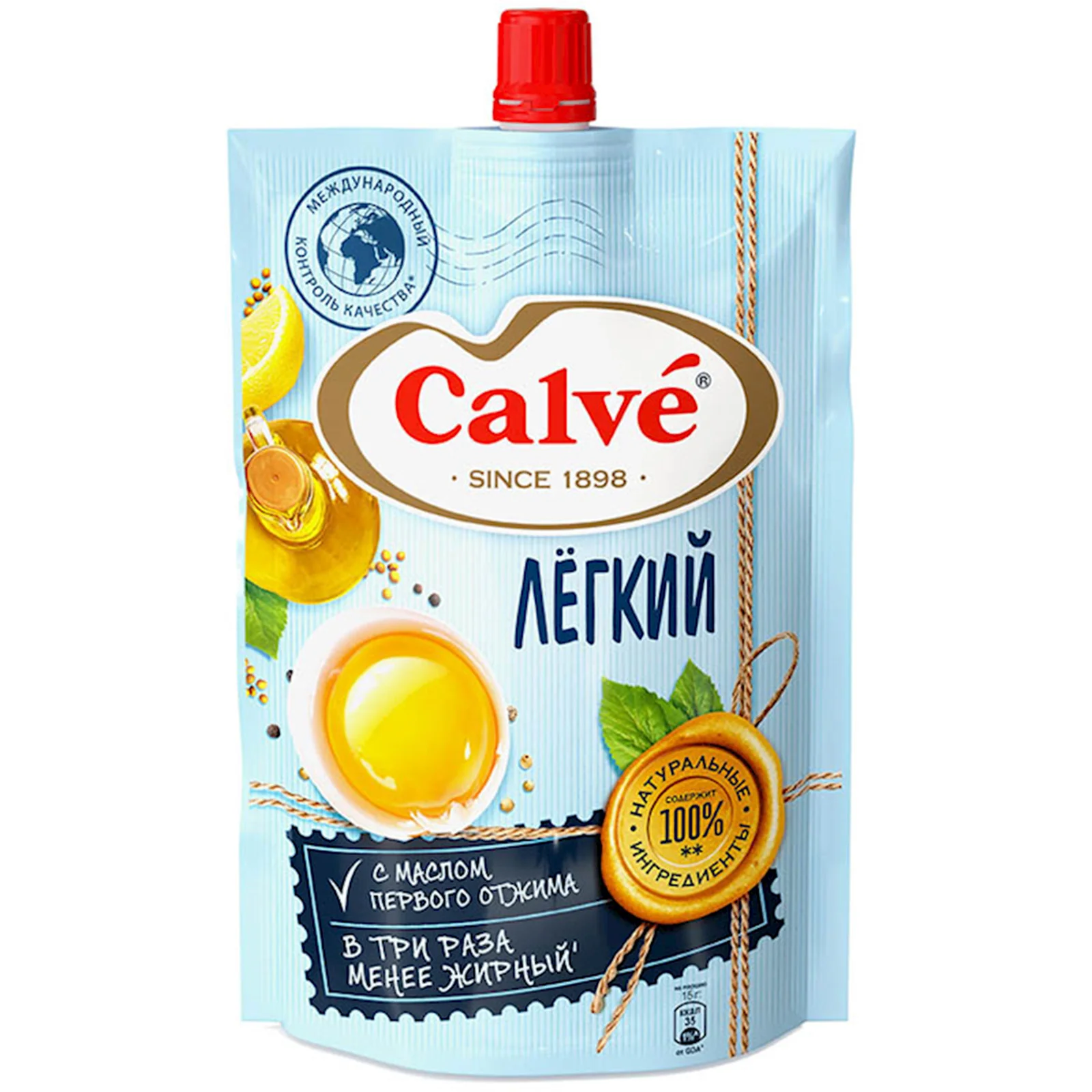 Кальве легкий майонез 400мл